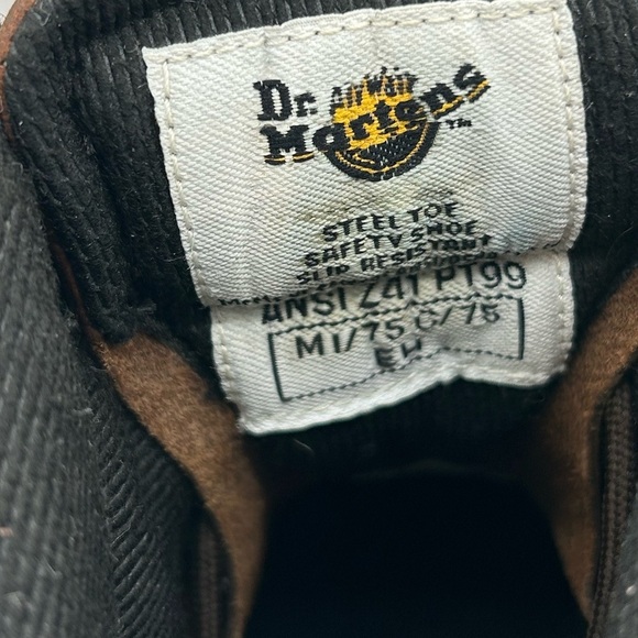 RARE Vintage Dr Martens 7735 Gaucho Safety Boot Made In England Brown Leather 7 - Picture 11 of 16